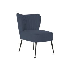 Fotel poliészter fém 55x64x72,5 kék
