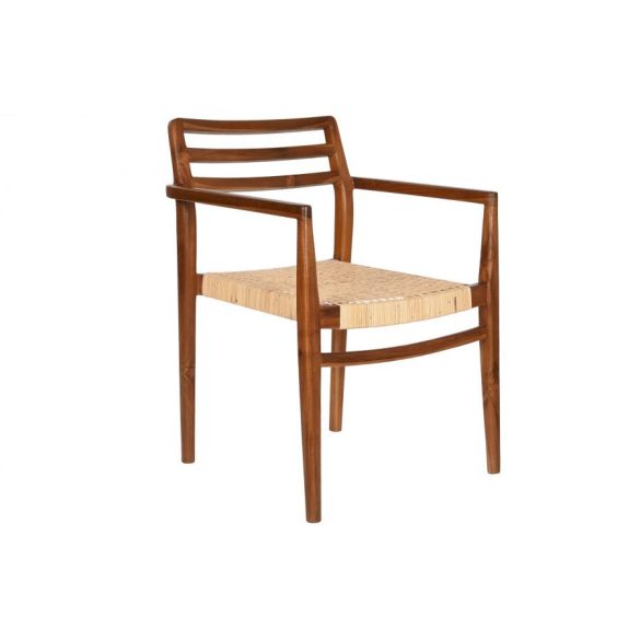 Szék tíkfa rattan 50x56x86