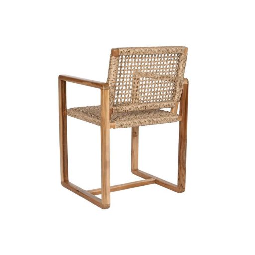 Szék tíkfa rattan 54x53x83
