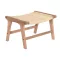 Kispad tíkfa rattan 65x47x40 fehér