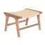 Kispad tíkfa rattan 65x47x40 fehér