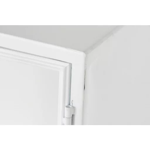 Konzol fém üveg 120x35x80 17.1 fehér