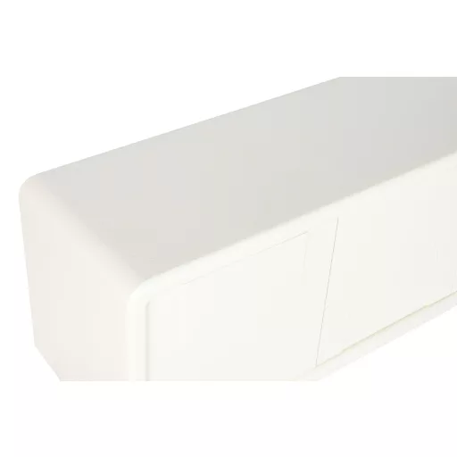 Tv-s szekrény mdf 160x37x50 4ajtós 3d fehér