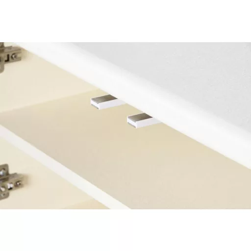 Tv-s szekrény mdf 160x37x50 4ajtós 3d fehér