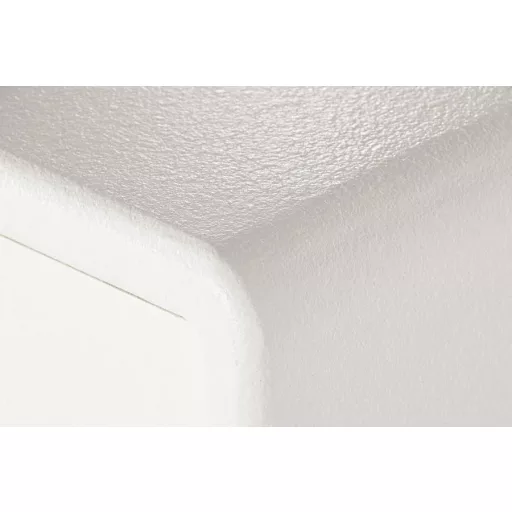 Komód mdf 80x37x85 2 ajtós 3d fehér