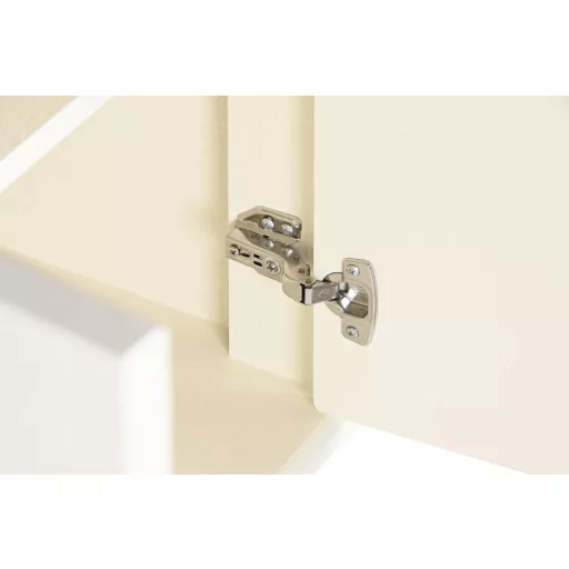 Komód mdf 80x37x85 2 ajtós 3d fehér