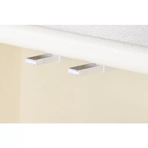 Komód mdf 80x37x85 2 ajtós 3d fehér
