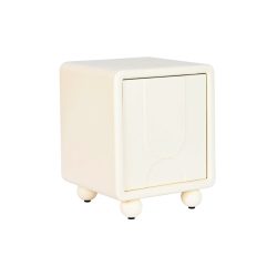 Éjjeli szekrény mdf 45x40x55 1 ajtós 3d fehér