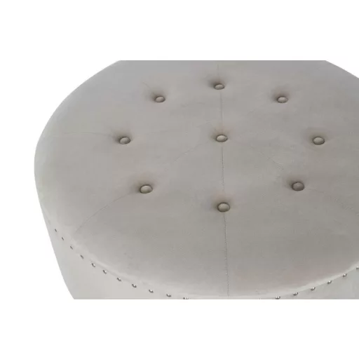 Kispad tetővel poliészter, mdf 80x80x43 cm bézs, ezüst