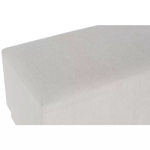 Kispad poliészter, mdf 100x40x40 cm bézs
