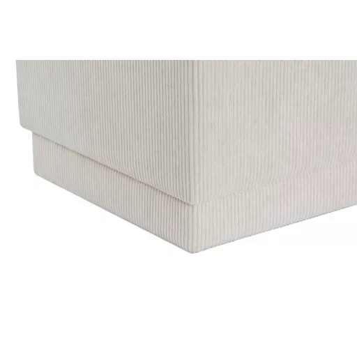 Kispad poliészter, mdf 100x40x40 cm bézs
