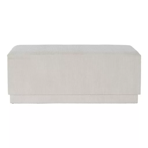 Kispad poliészter, mdf 100x40x40 cm bézs
