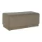 Kispad poliészter, mdf 100x40x40 cm barna