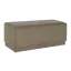 Kispad poliészter, mdf 100x40x40 cm barna