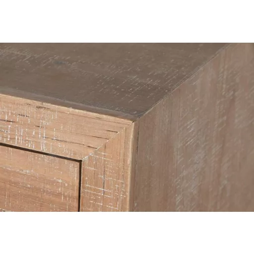 Fiókos szekrény lucfenyő, fém 110x40x92,5 cm natúr