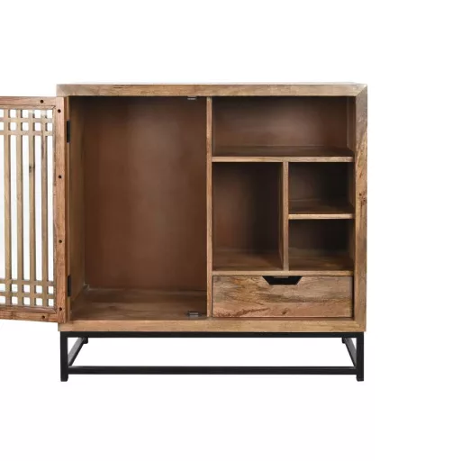 Szekrény mango 90x40x90 lécek