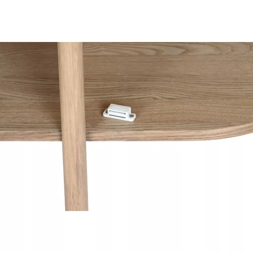 Tv-s szekrény gumifa, rattan 120x43,5x60 cm natúr