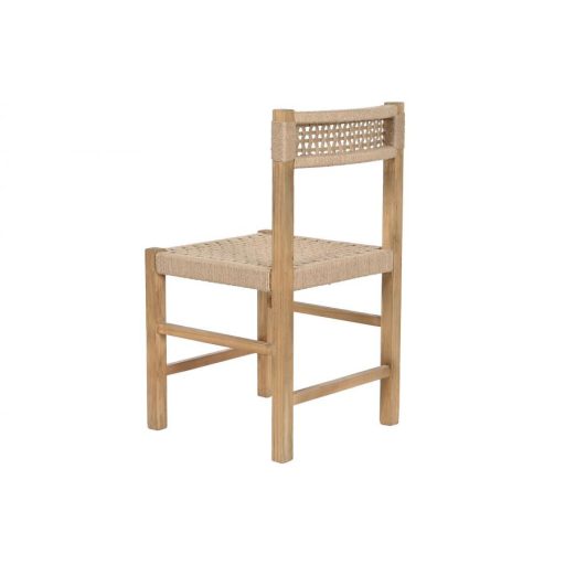 Szék fenyő, juta 46x45x82 cm natúr, bézs