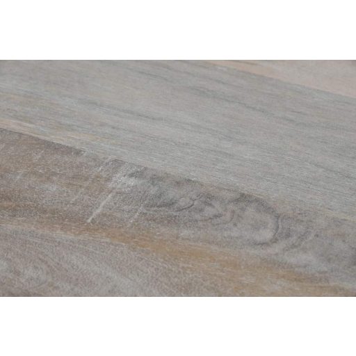 Ebédlőasztal tömörfa, mangófa 215x100x76 cm fehér