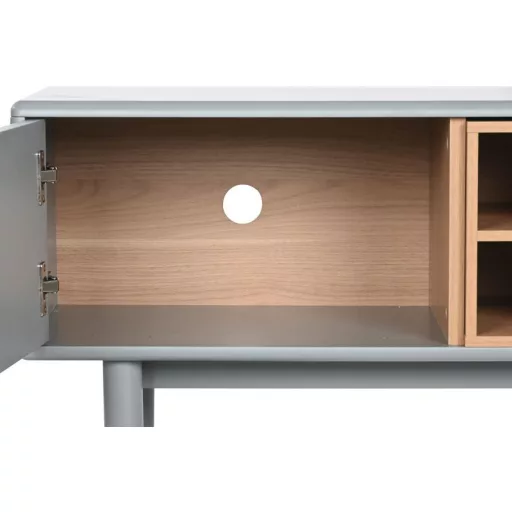 Tv-s szekrény mdf, poliuretán 140x40x55 cm kék