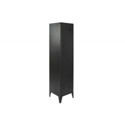 Polc fém 40x41x180 cm fekete