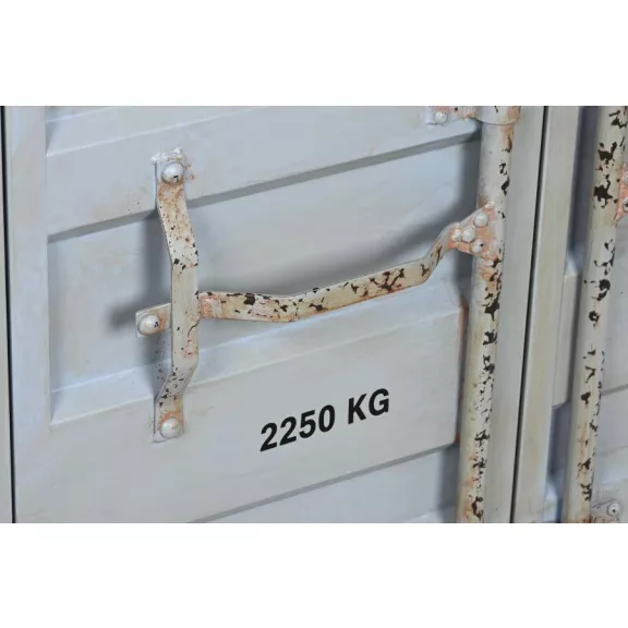 Polc fém, mdf 87x44x168,5 cm kék