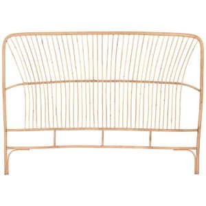 Ágytámla bambusz, rattan 160x3x115 cm barna
