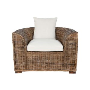 Fotel rattan 100x78x68 cm natúr