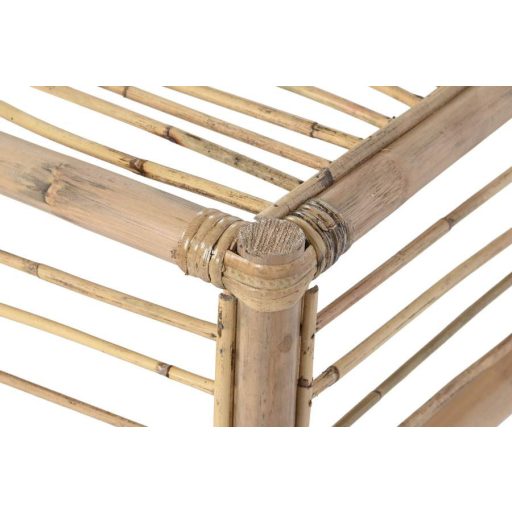 Dohányzó asztal rattan 110x60x45 cm natúr