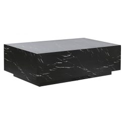Dohányzó asztal mdf 120x60x35 cm fekete