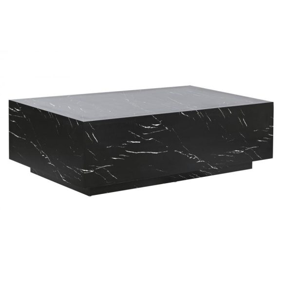 Dohányzó asztal mdf 120x60x35 cm fekete