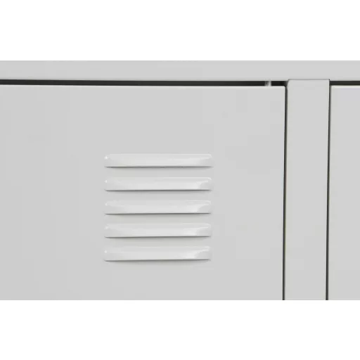 Tv-s szekrény fém 120x40x58 cm fehér