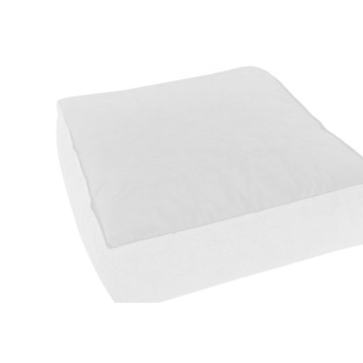 Lábtartó poliészter 87x87x32 cm bézs