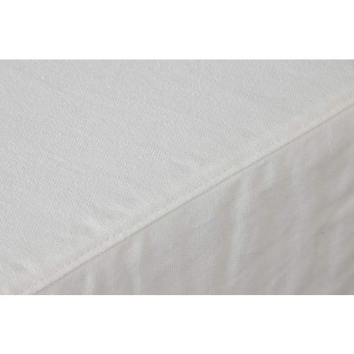 Kanapé poliészter, toll 286x95,5x57 cm fehér