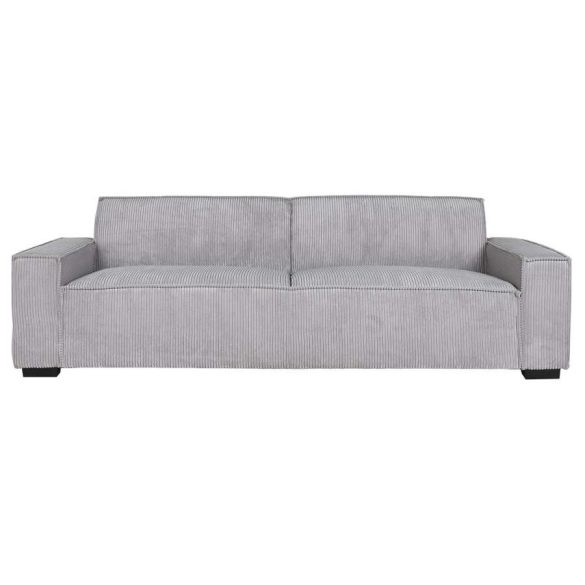 Sofa cama poliester 230x94x75 pana gris claro