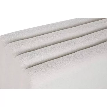 Kispad fa, poliészter 100x45x43 cm fehér