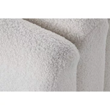 Kispad fa, poliészter 100x45x43 cm fehér