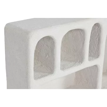 Polc falra lucfenyő, mdf 80x18x48 cm fehér