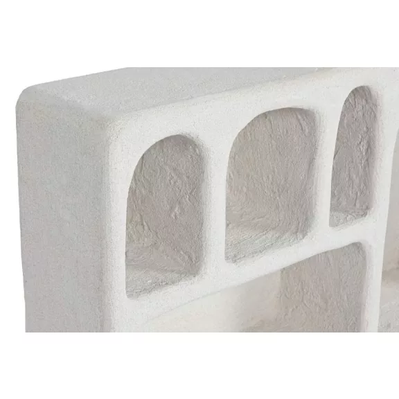 Polc falra lucfenyő, mdf 80x18x48 cm fehér