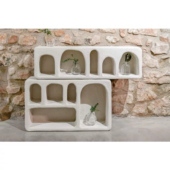 Polc falra lucfenyő, mdf 100x18x30 cm fehér