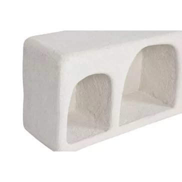 Polc falra lucfenyő, mdf 100x18x30 cm fehér