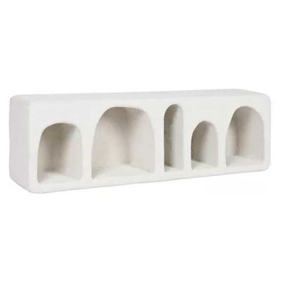 Polc falra lucfenyő, mdf 100x18x30 cm fehér