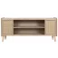 Tv-s szekrény császárfa, rattan 120x35x54 cm natúr