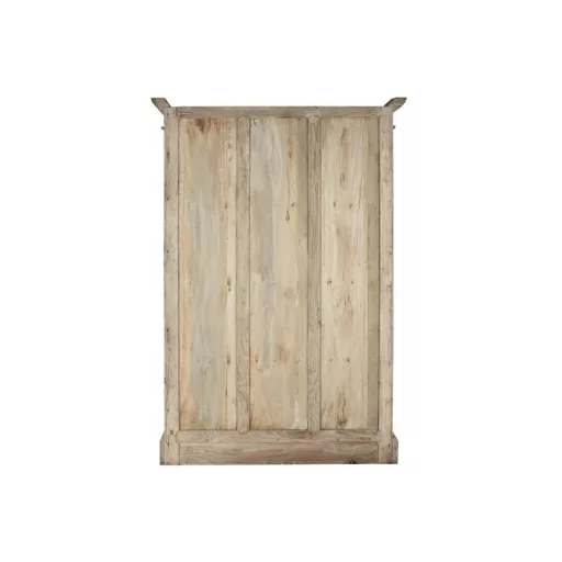 Vitrin újrahasznosított fa 140x55x209 cm natúr