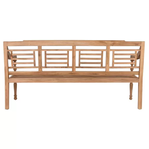 Pad teakfa 200x65x101 cm natúr