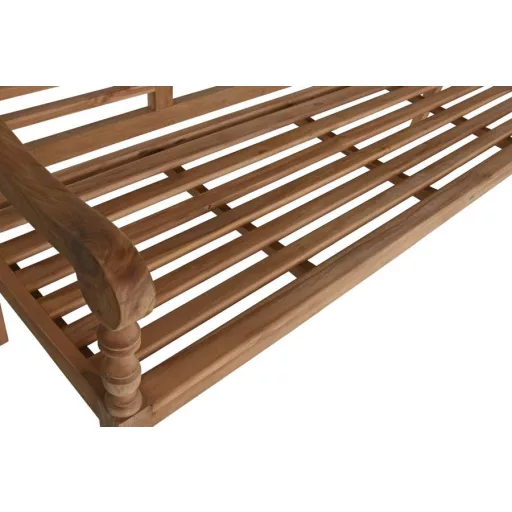 Pad teakfa 200x65x101 cm natúr
