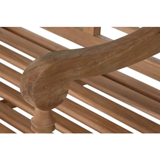 Pad teakfa 200x65x101 cm natúr