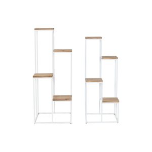 Repisa set 2 metal abeto 40x40x100 7,00 macetas