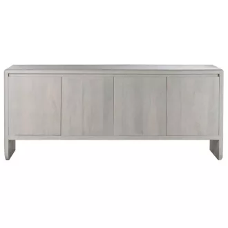 Komód mangófa 182x45x76 cm fehér