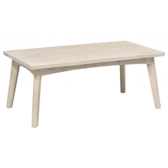 Mesa centro mango 115x55x45 blanco roto